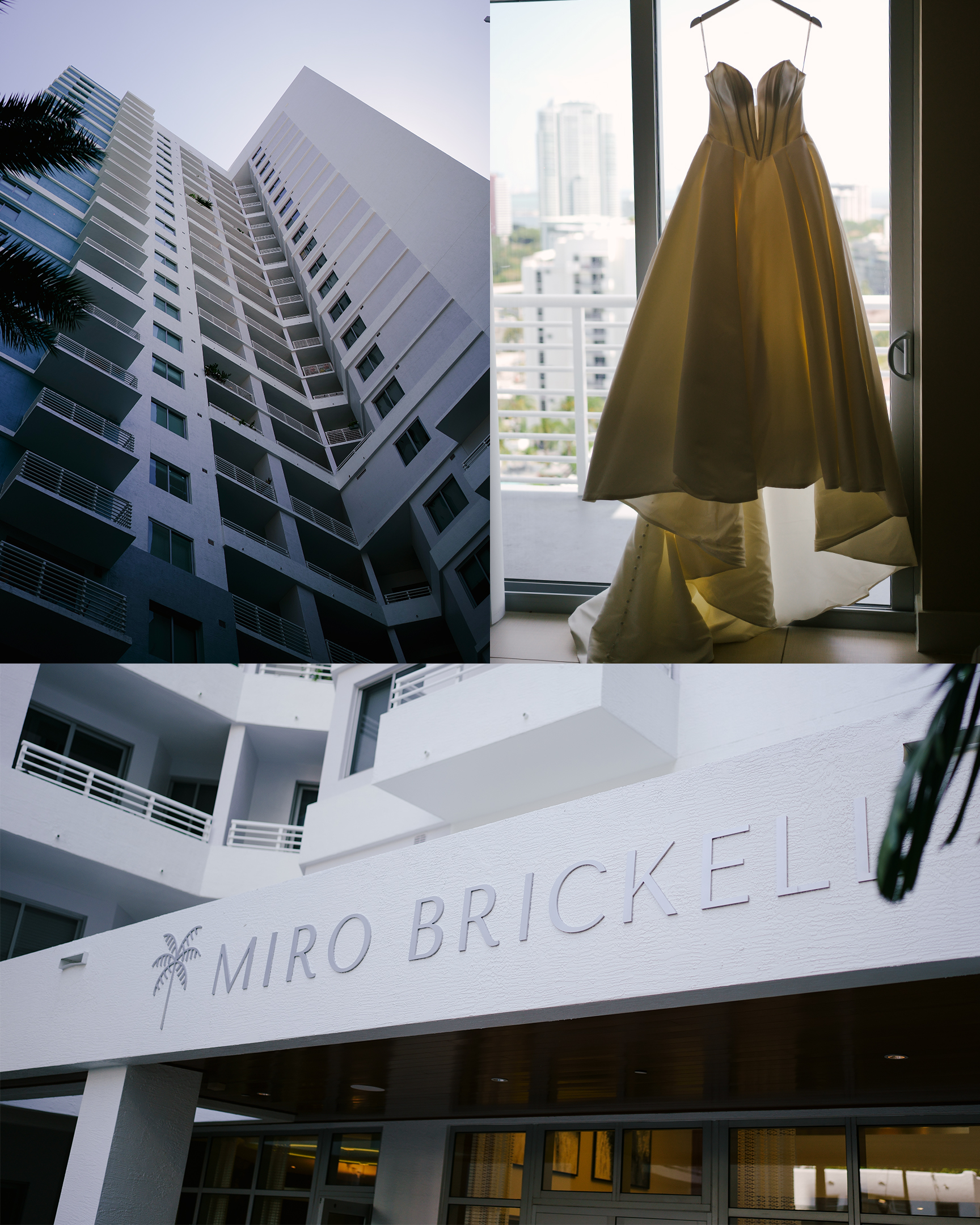 Wedding dress in Miami, Brickell